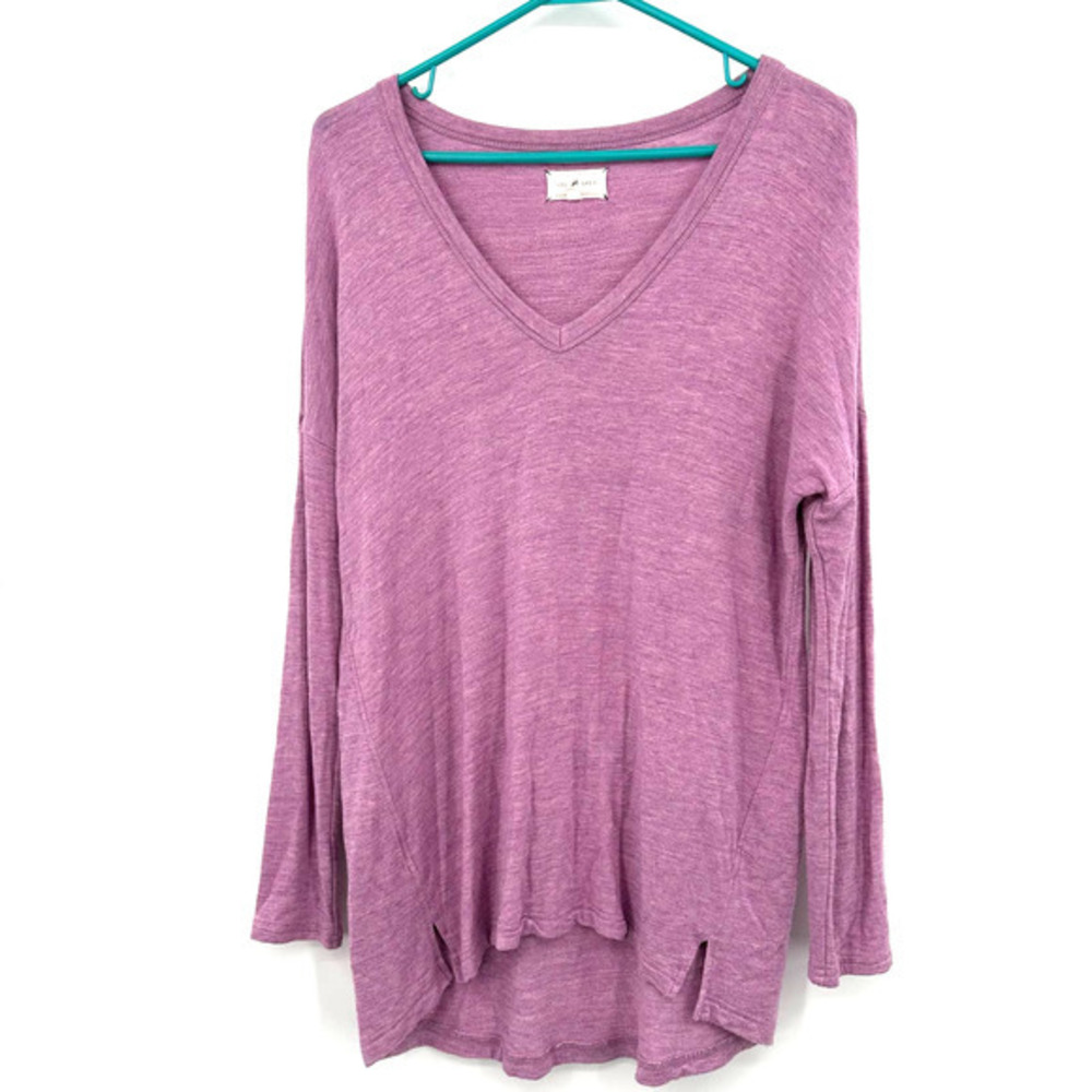 Lou & Grey size‎ small super soft purple long sleeve tee